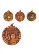 Медаль MD 513/AG футбол ― НАГРАДЫ ТУТ - магазин наград, кубков, медалей, подарков.