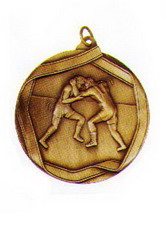 Медаль MD 618/AG борьба ― НАГРАДЫ ТУТ - магазин наград, кубков, медалей, подарков.